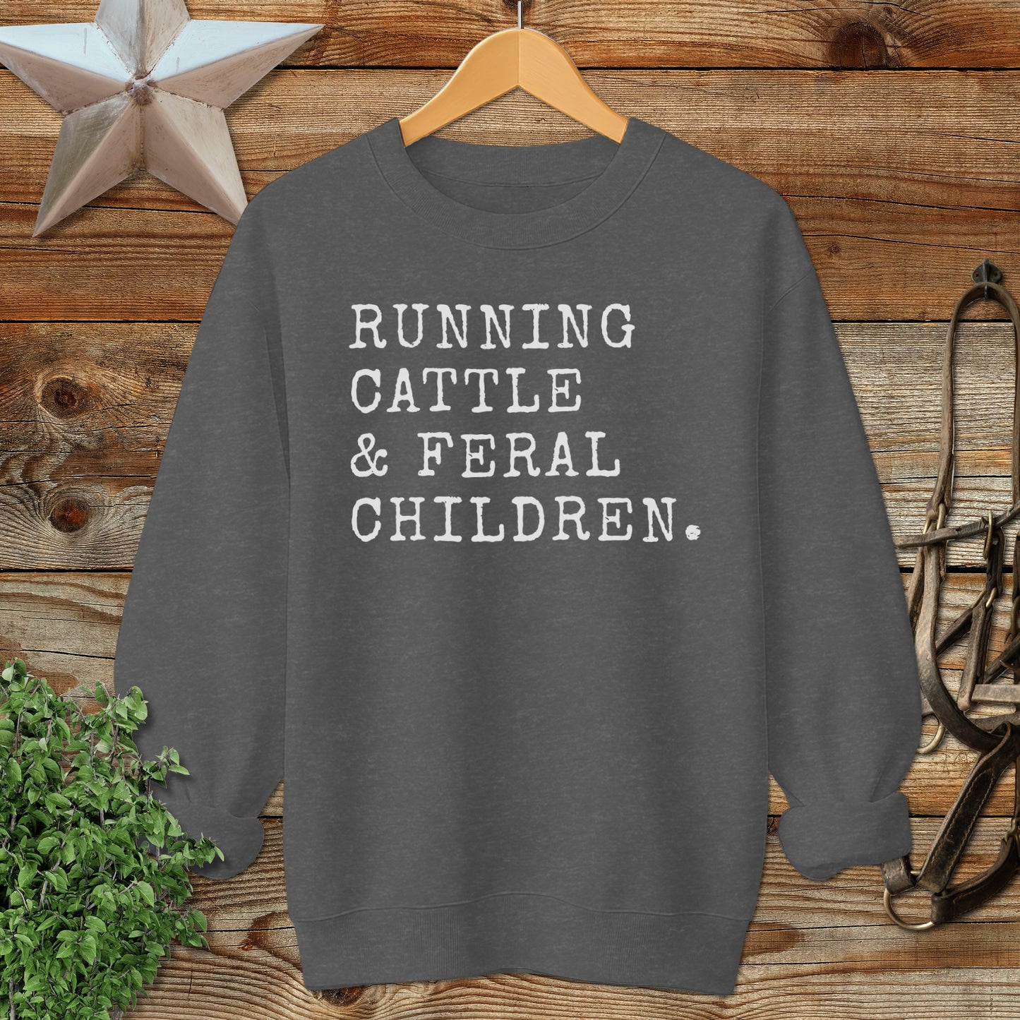 Running Cattle & Feral Children Sweatshirt