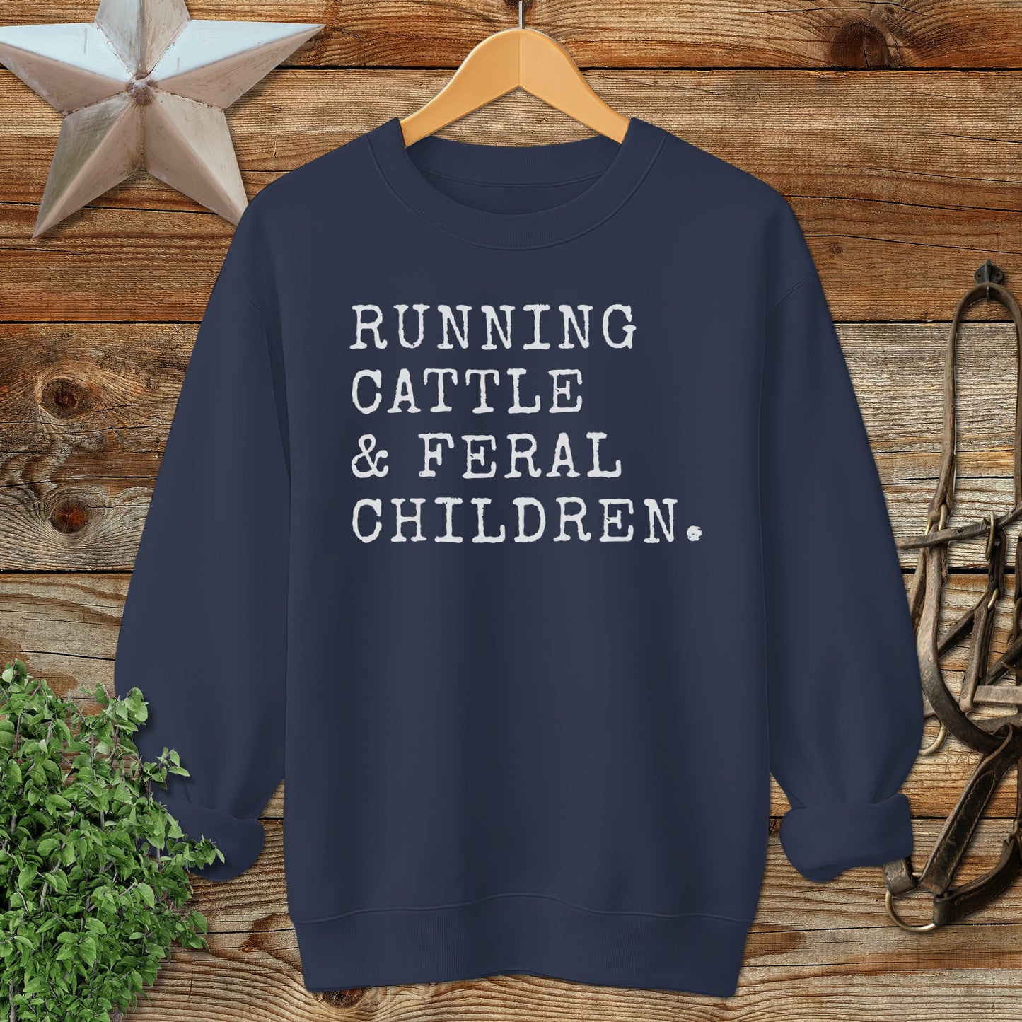 Running Cattle & Feral Children Sweatshirt