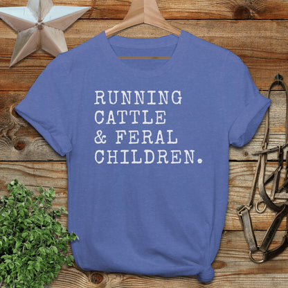 Running Cattle & Feral Children T-Shirt