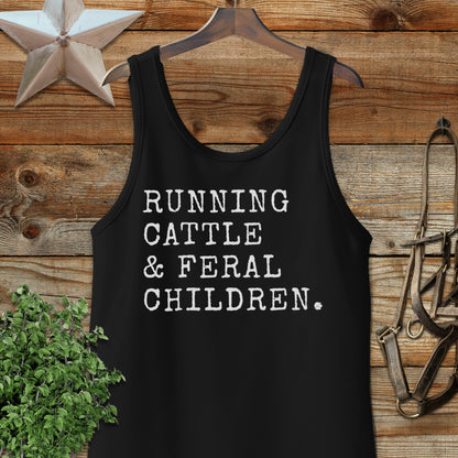Running Cattle & Feral Children Tank Top