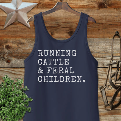 Running Cattle & Feral Children Tank Top