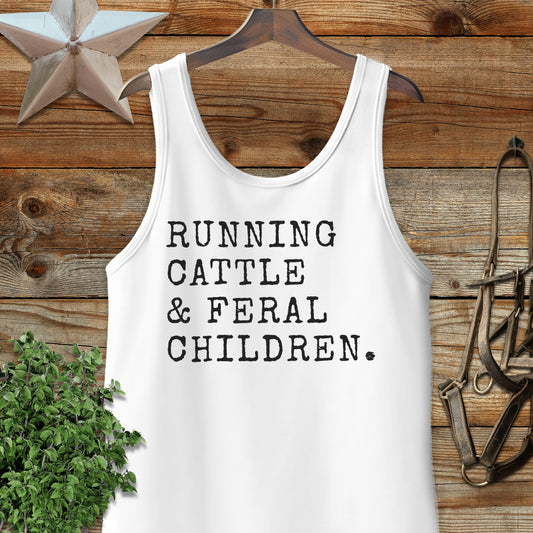 Running Cattle & Feral Children Tank Top