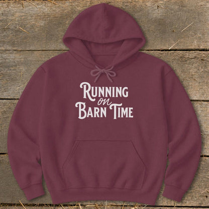 Running on Barn Time Hoodie
