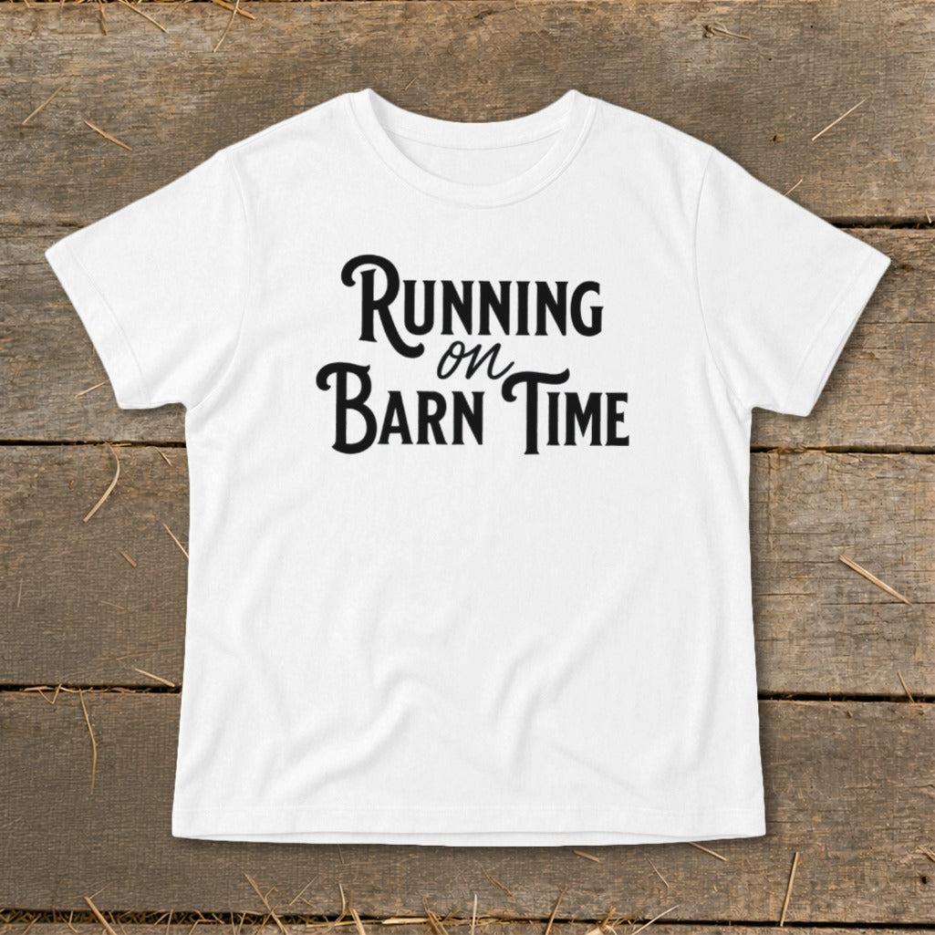 Running on Barn Time Infant Tee