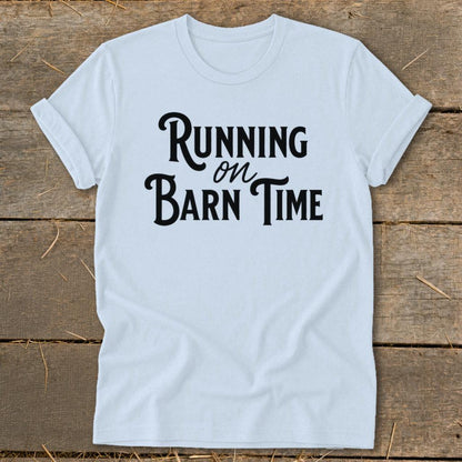 Running on Barn Time Softstyle Tee