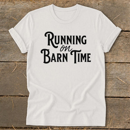 Running on Barn Time Softstyle Tee