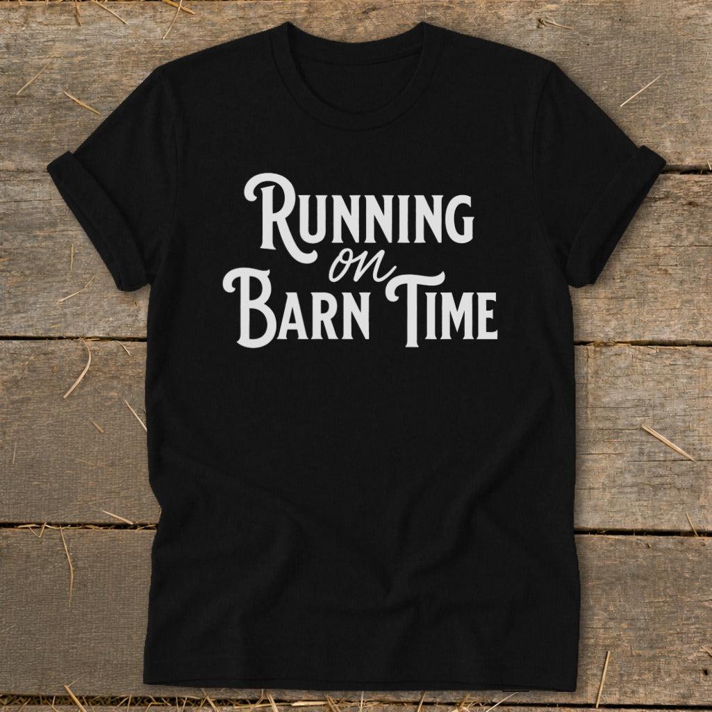 Running on Barn Time Softstyle Tee