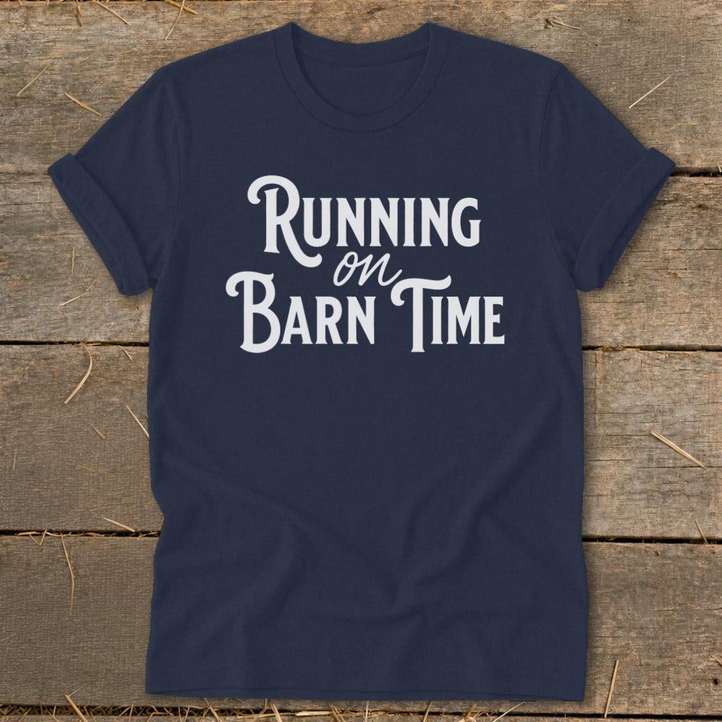 Running on Barn Time Softstyle Tee