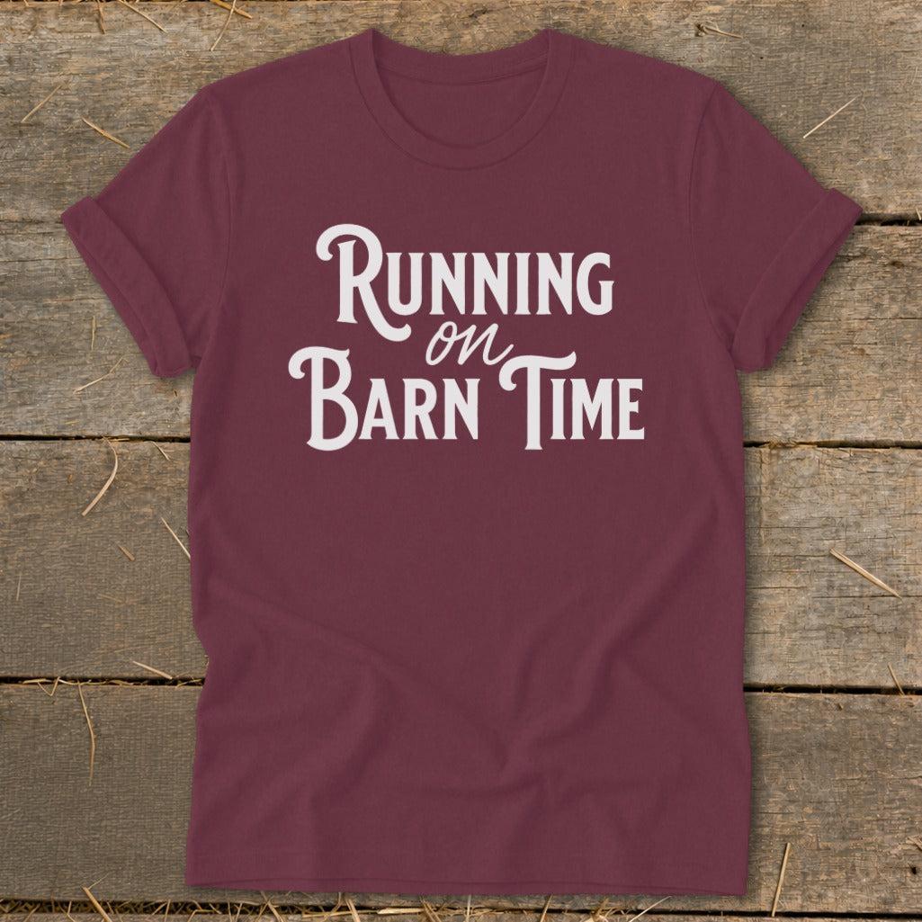 Running on Barn Time Softstyle Tee