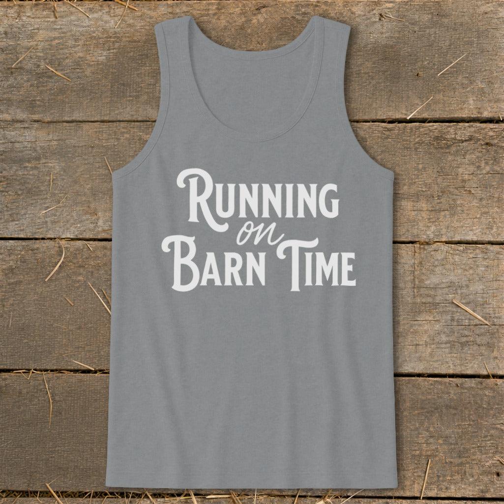 Running on Barn Time Tank Top