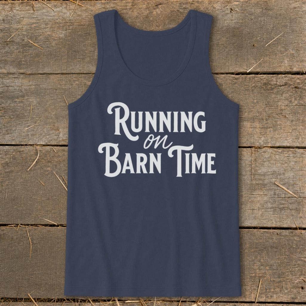 Running on Barn Time Tank Top