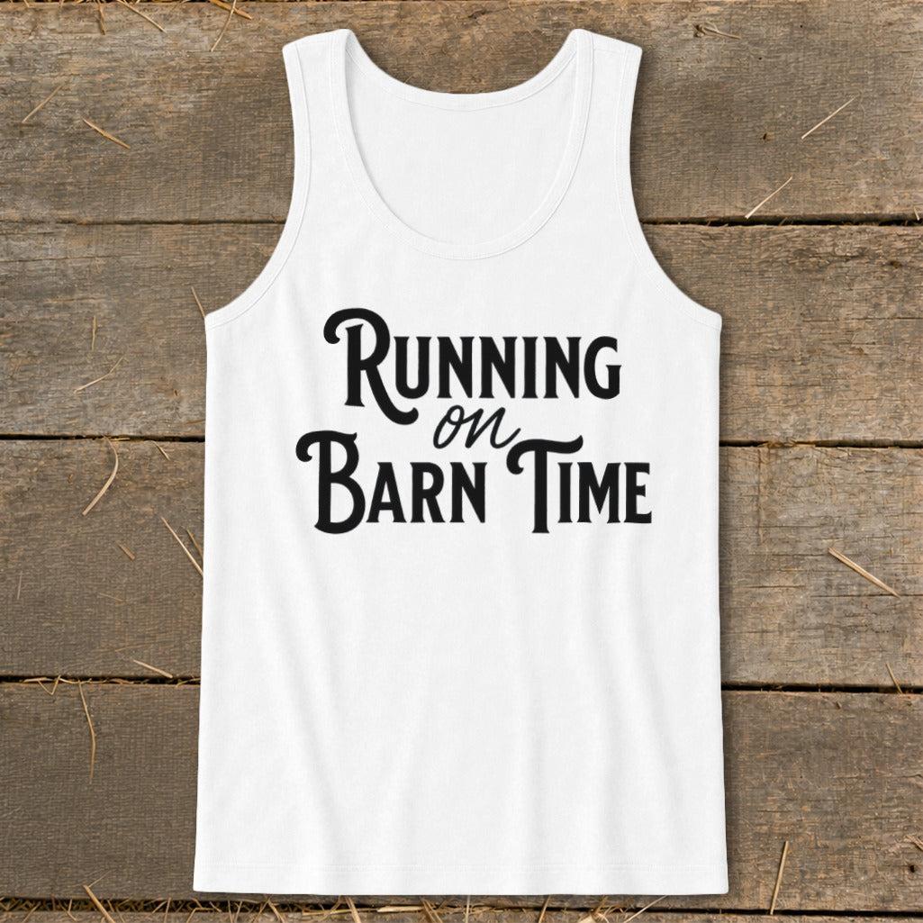 Running on Barn Time Tank Top