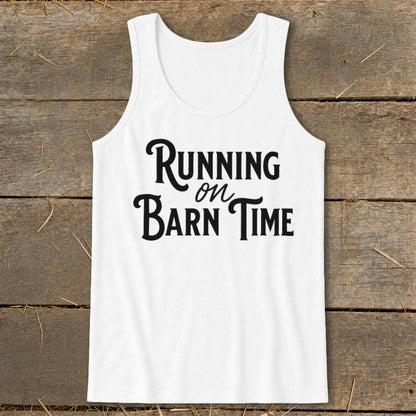 Running on Barn Time Tank Top
