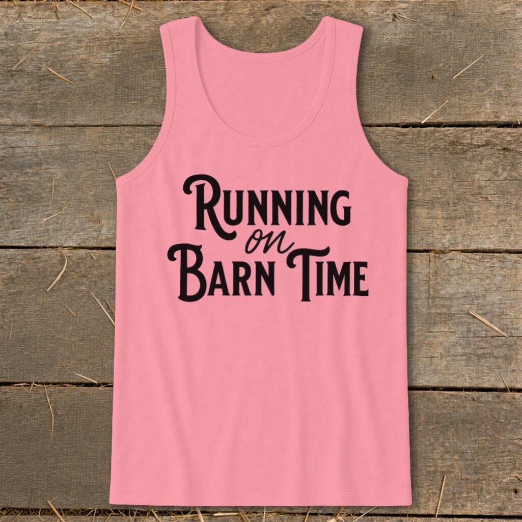 Running on Barn Time Tank Top