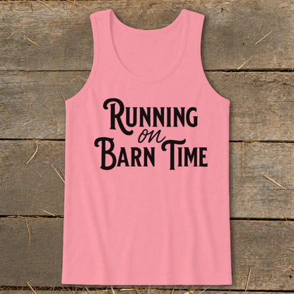 Running on Barn Time Tank Top