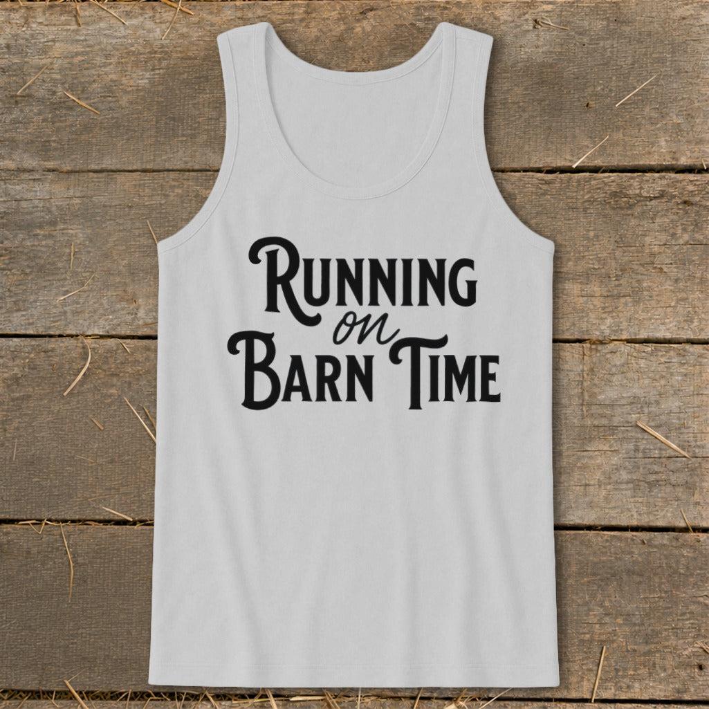 Running on Barn Time Tank Top
