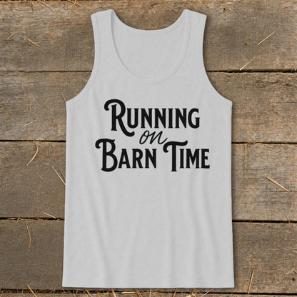 Running on Barn Time Tank Top