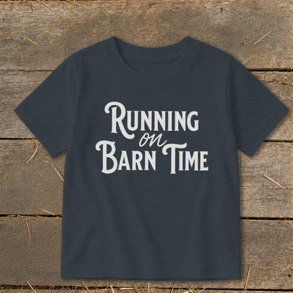 Running on Barn Time Toddler Tee
