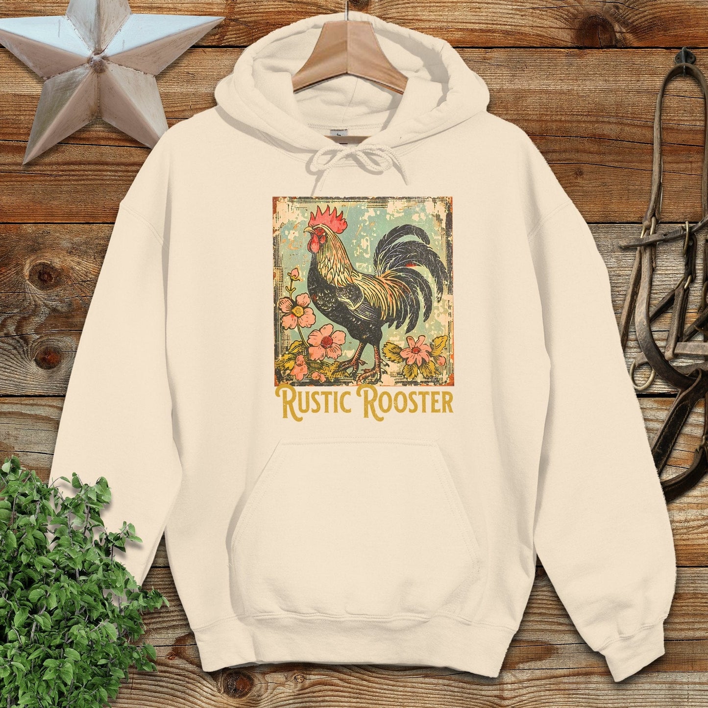 Rustic Rooster Hoodie