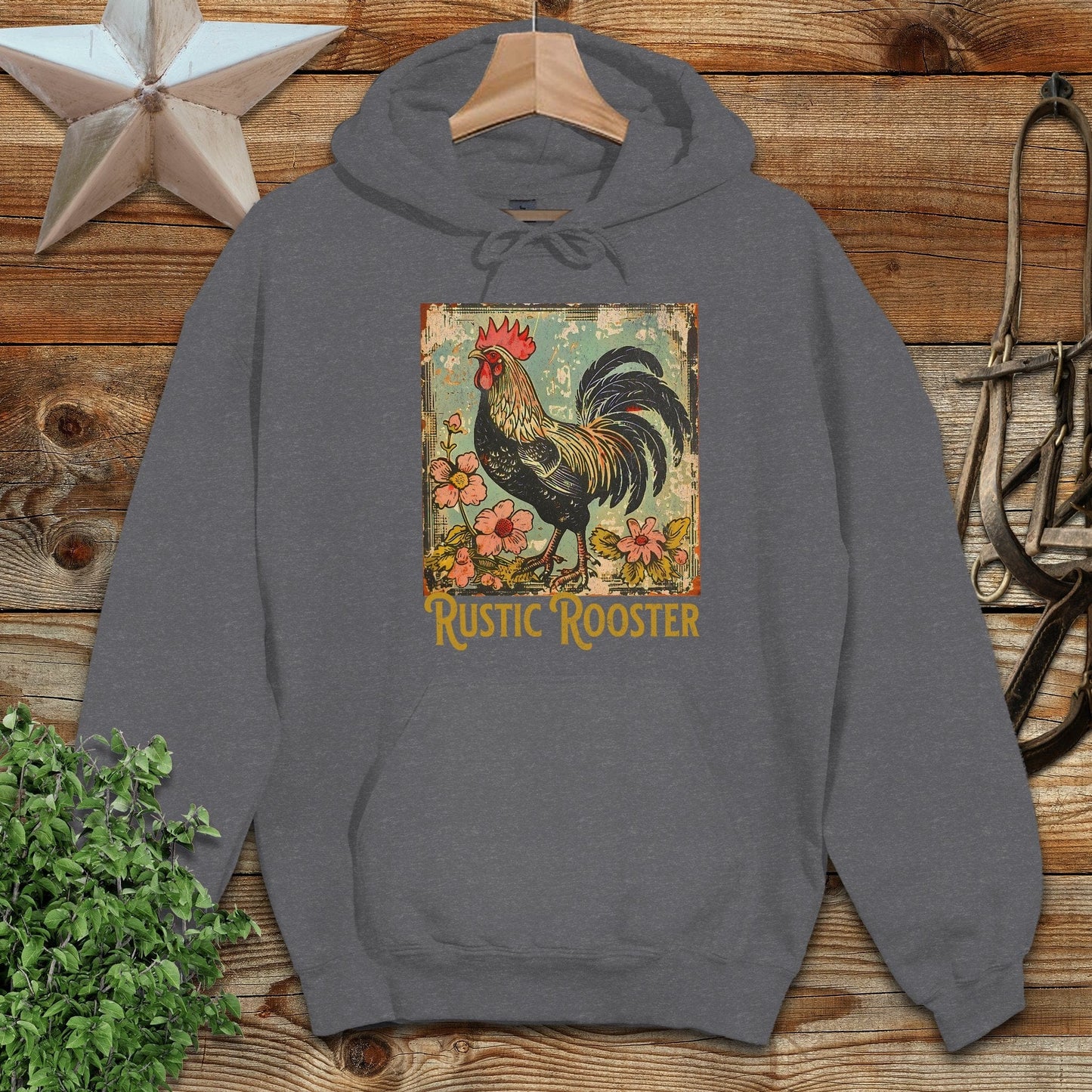 Rustic Rooster Hoodie