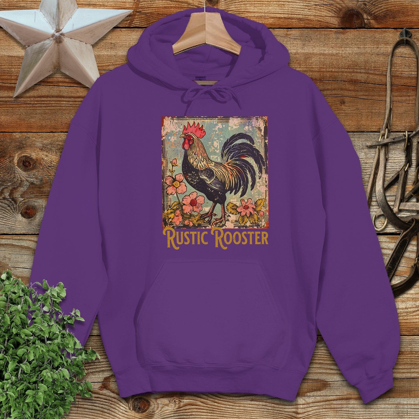 Rustic Rooster Hoodie