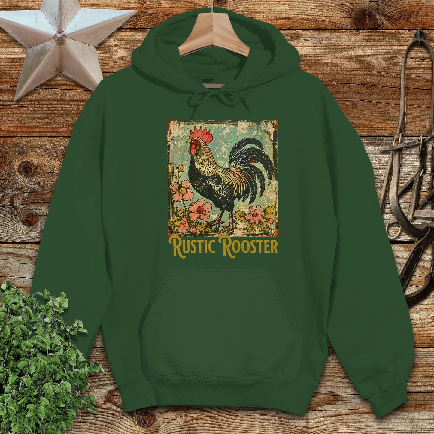 Rustic Rooster Hoodie