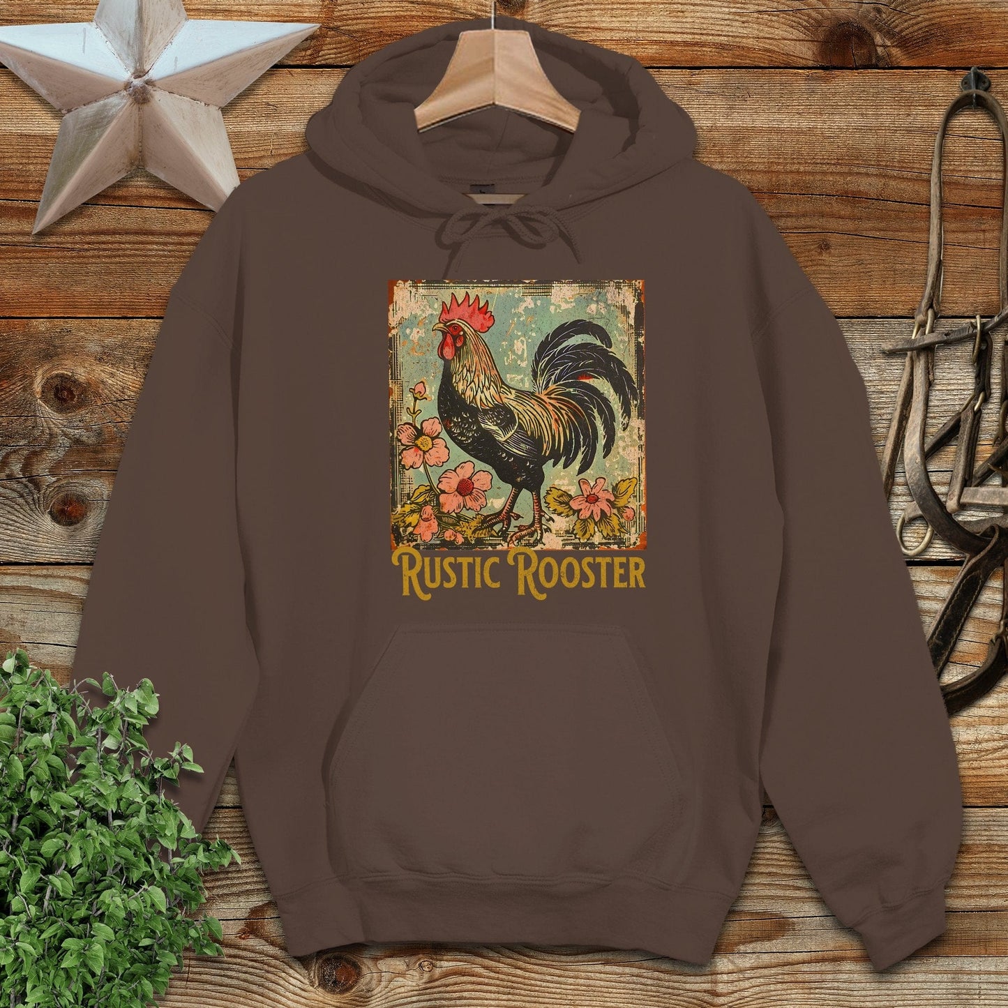 Rustic Rooster Hoodie