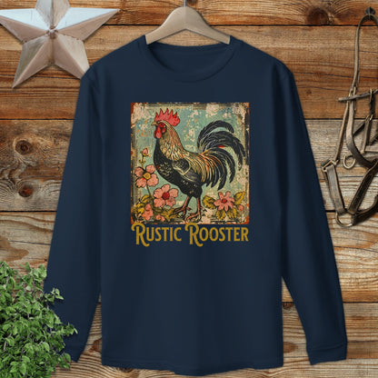 Rustic Rooster Long Sleeve Tee