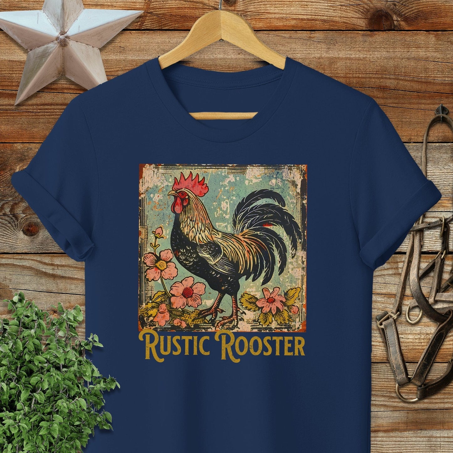Rustic Rooster Softstyle Tee