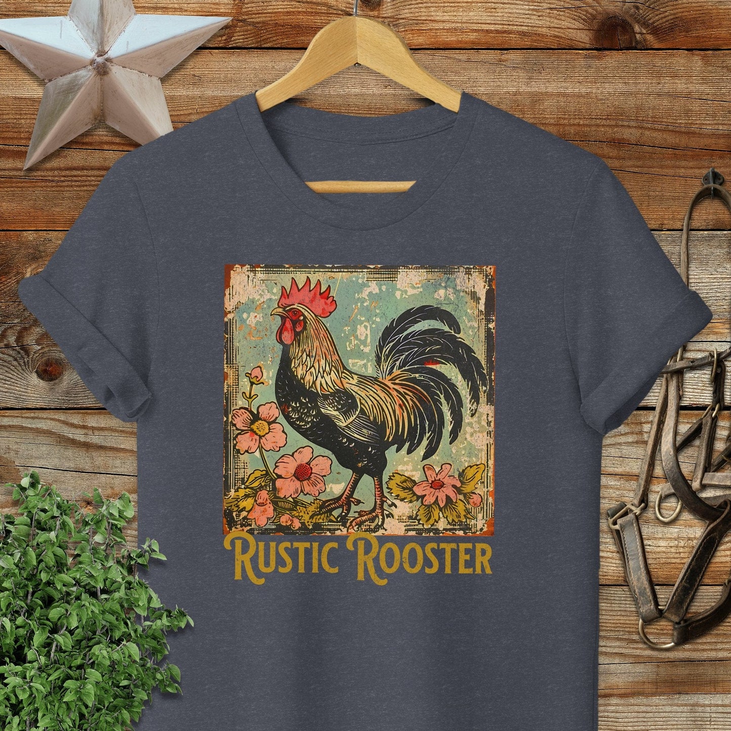 Rustic Rooster Softstyle Tee