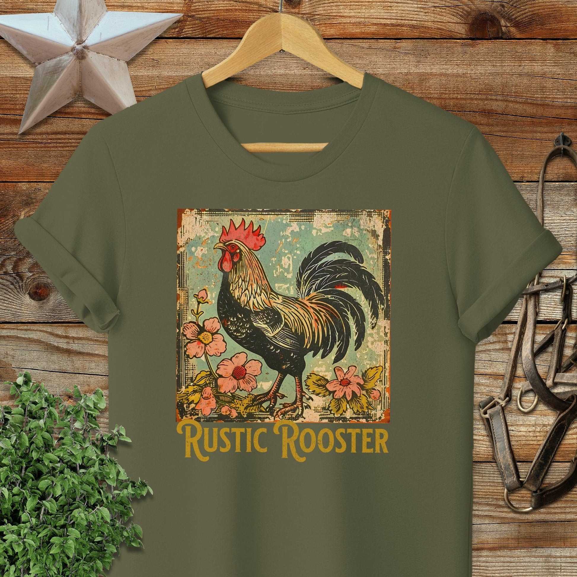 Rustic Rooster Softstyle Tee
