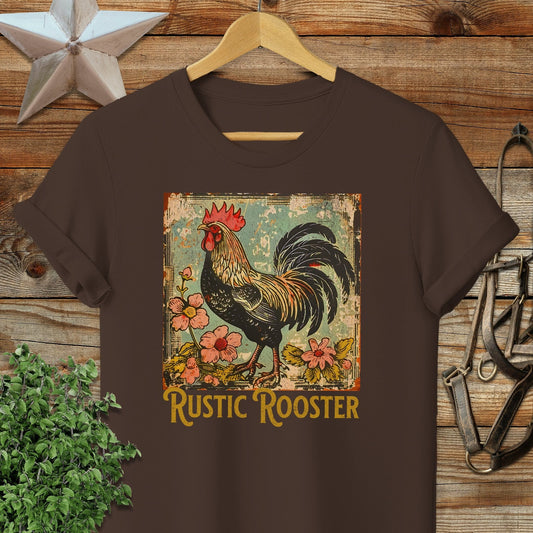 Rustic Rooster Softstyle Tee