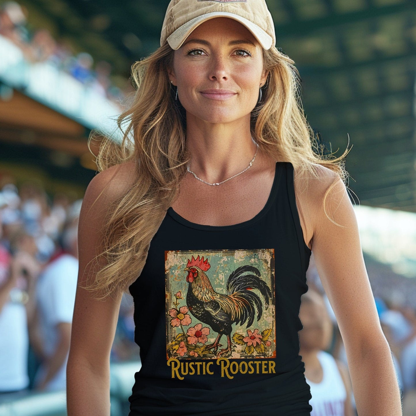 Rustic Rooster Tank Top