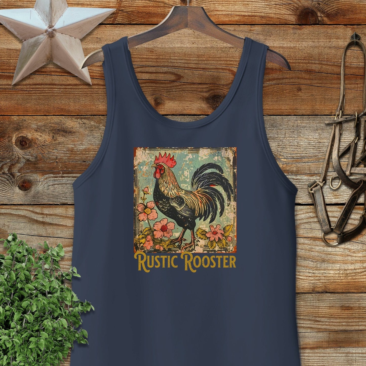 Rustic Rooster Tank Top
