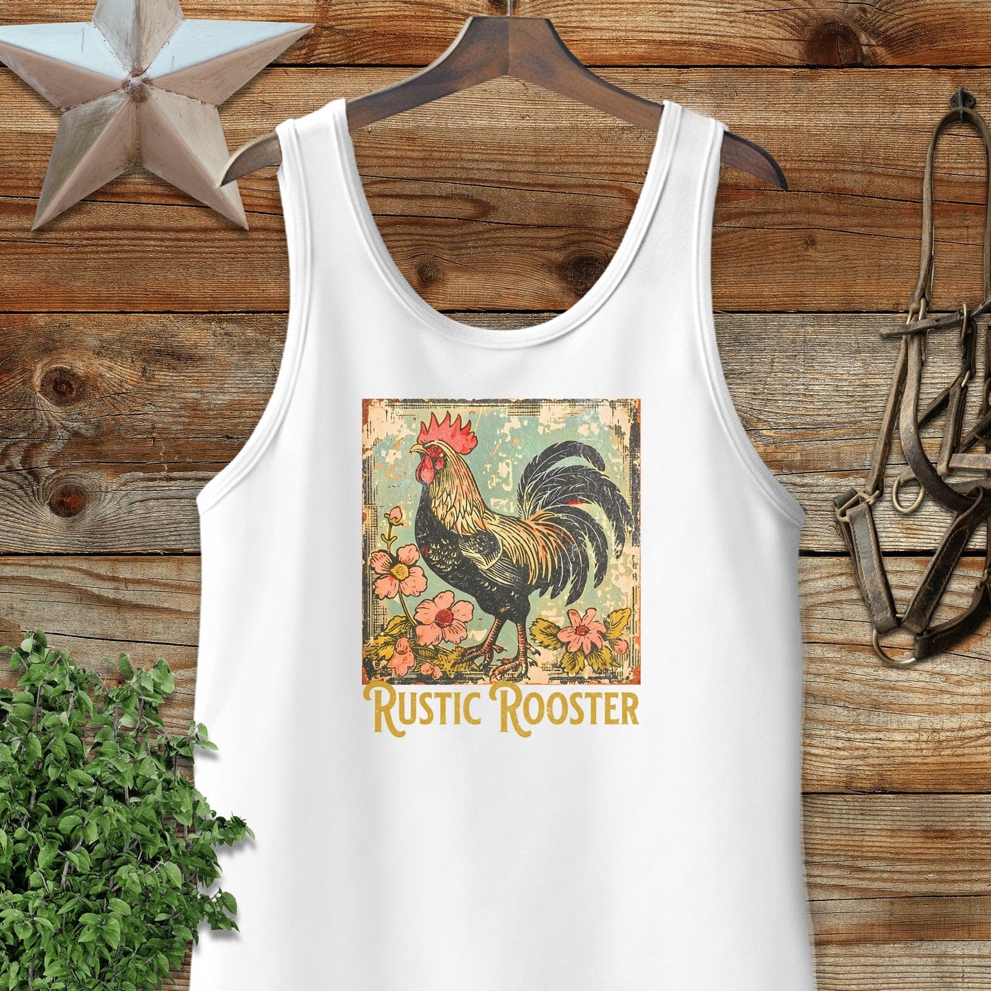 Rustic Rooster Tank Top