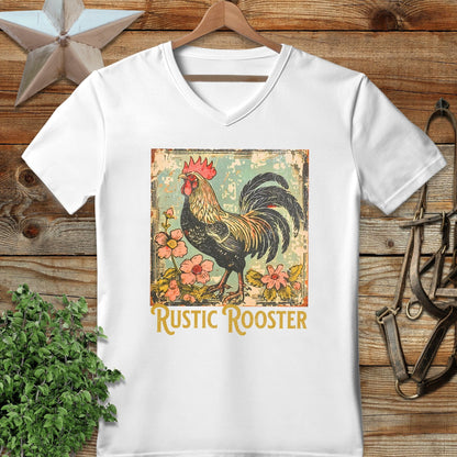 Rustic Rooster V-neck