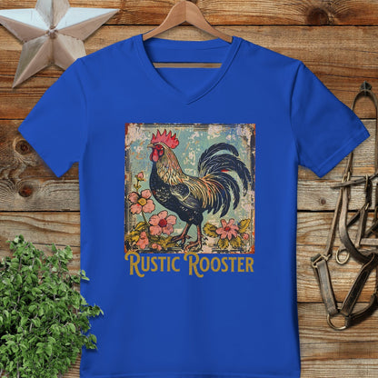 Rustic Rooster V-neck