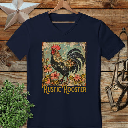 Rustic Rooster V-neck