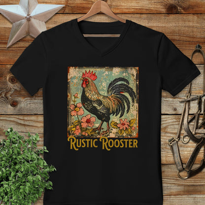 Rustic Rooster V-neck