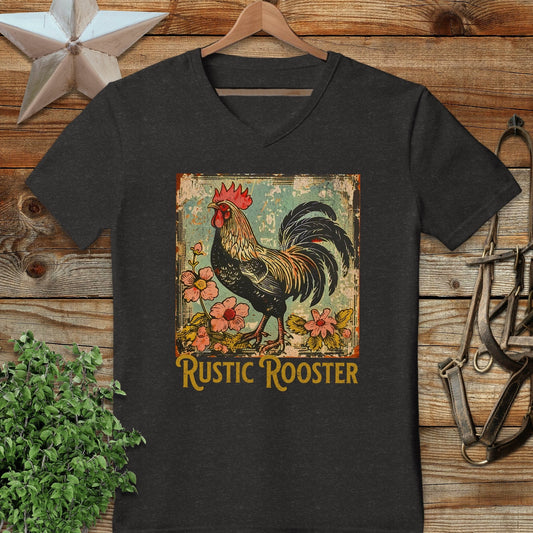 Rustic Rooster V-neck