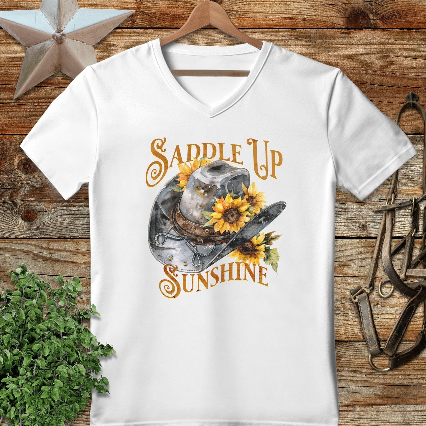 Saddle Up Sunshine V-neck
