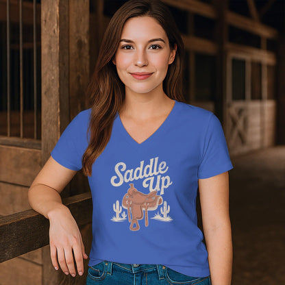 Saddle Up V-neck