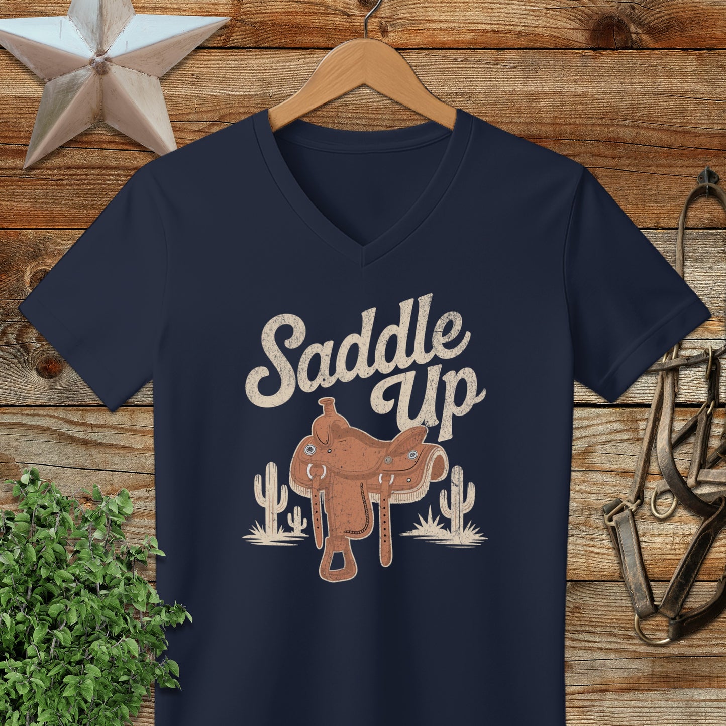 Saddle Up V-neck