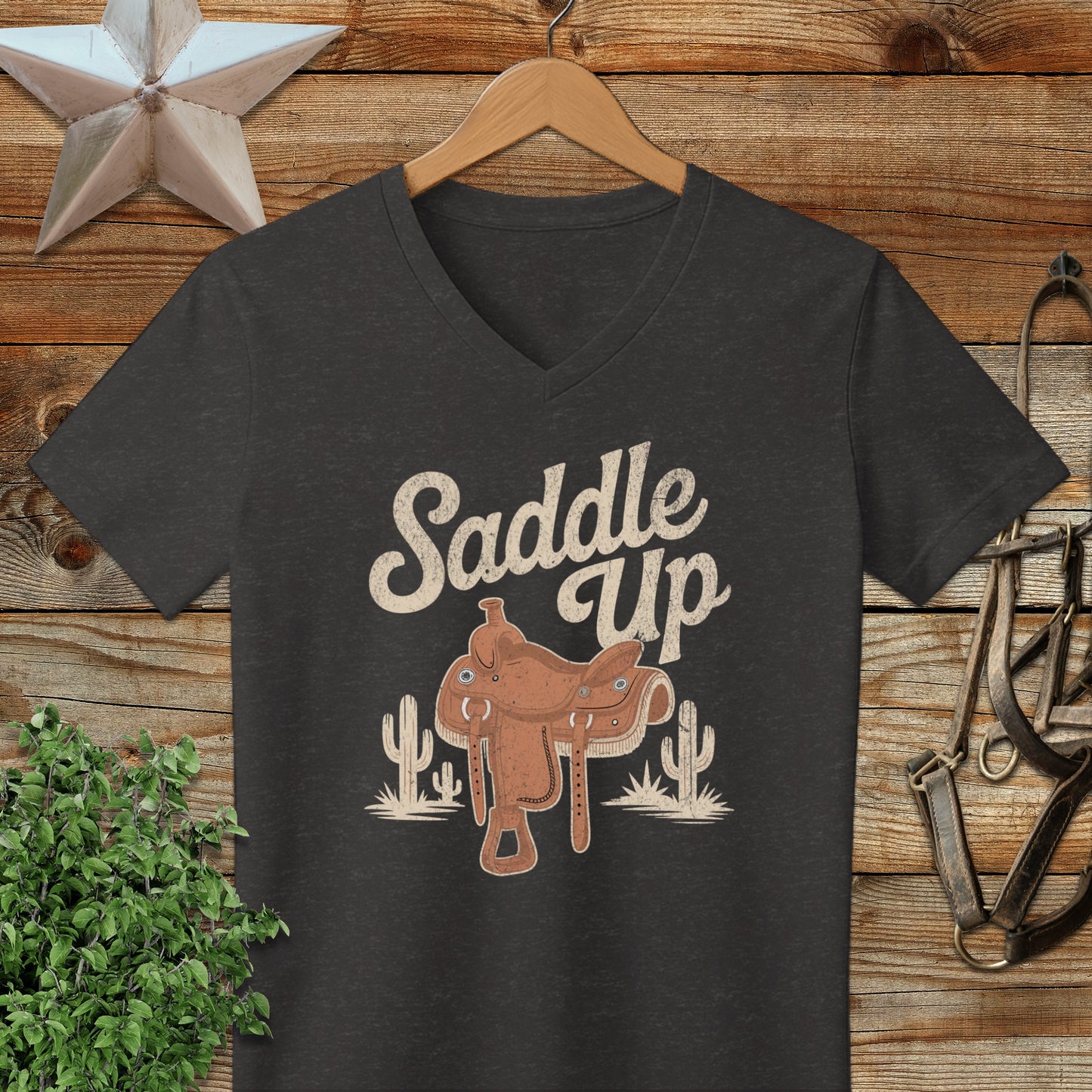Saddle Up V-neck