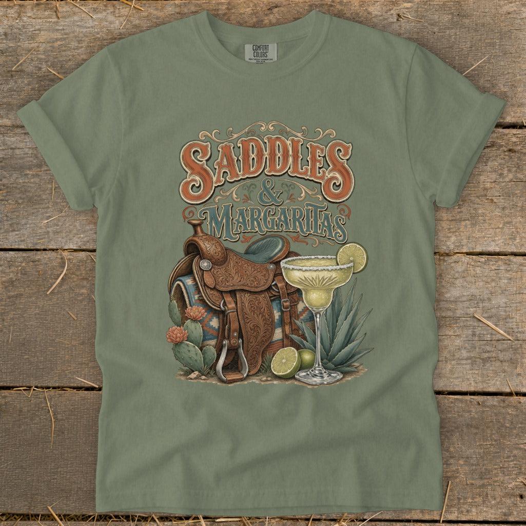 Saddles & Margaritas Signature Tee