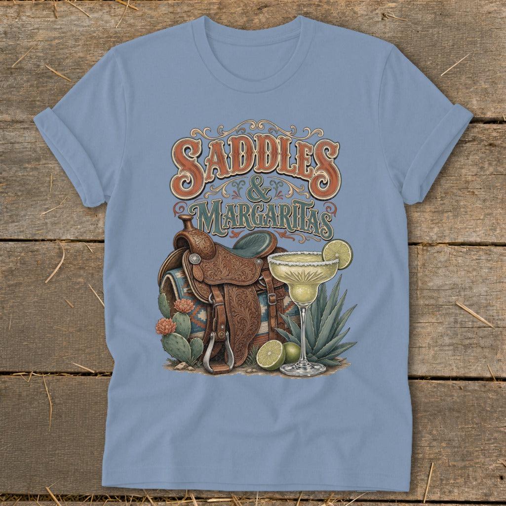 Saddles & Margaritas Softstyle Tee