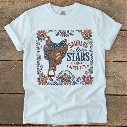 Saddles & Stars Signature Tee