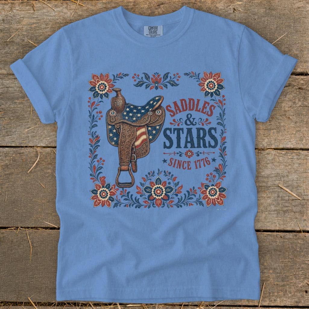 Saddles & Stars Signature Tee