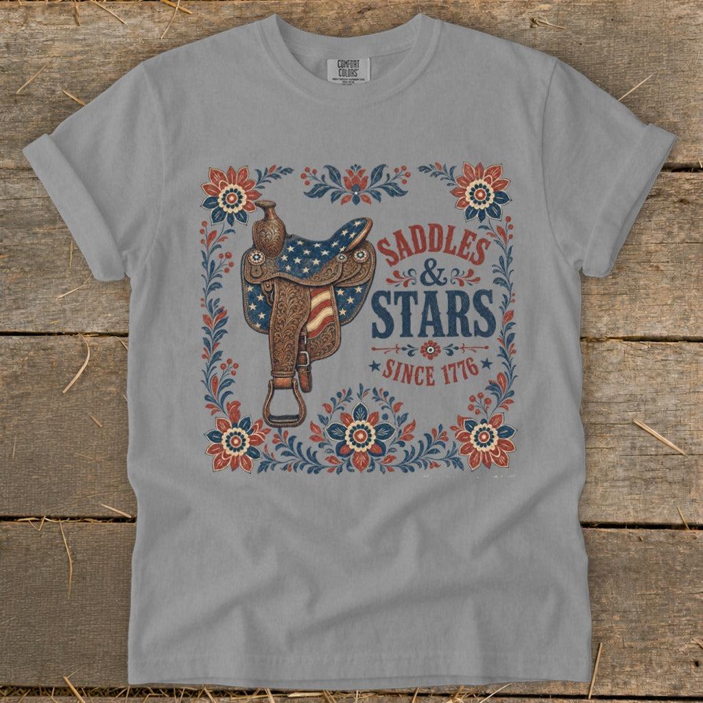 Saddles & Stars Signature Tee