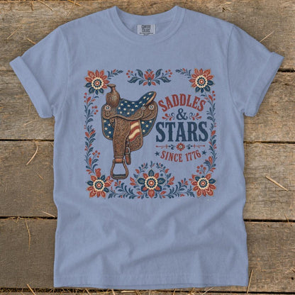 Saddles & Stars Signature Tee